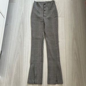 Zara plaid trousers, size XS
